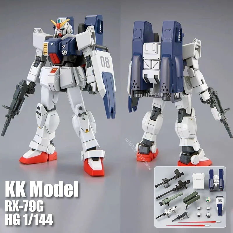 In Stock KK Model RX-79G HG 1/144 HGUC Assembly Model Kit 08MS Fighter Mass Production Ground Type Scale Action Figure Gifts