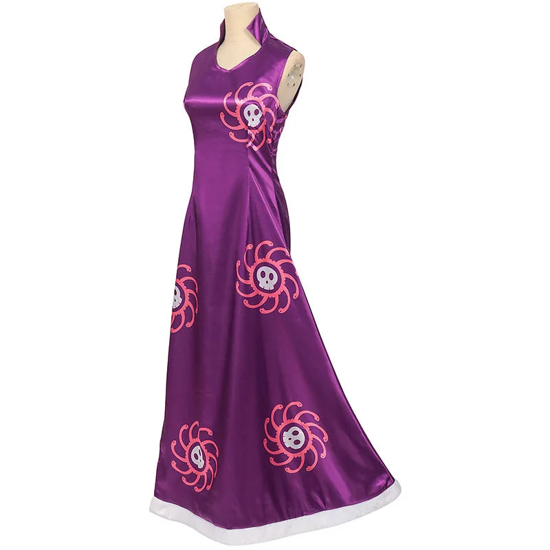 One Pieces Boa Hancock Cosplay Costume Women Polyester Set