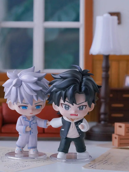 Link Click Season 2 Back In Time Series Cartoon Lu Guang Chen Xiaoshi Li Tianchen Li Tianxi Qiao Ling Figure Model Toy Kids Gift