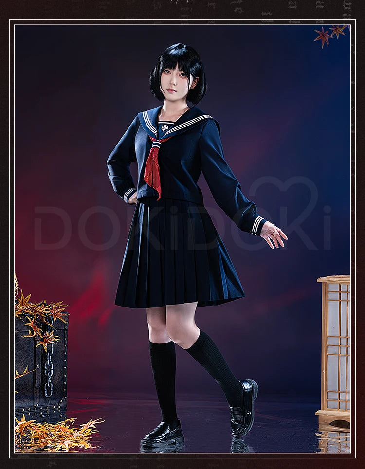 IN STOCK Shimizu Hinako Cosplay Costume Anime【S-2XL】DokiDoki-R Women School JK Uniform Dress Cosplay Halloween Plus Size