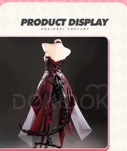 IN STOCK Abyss Lord MC Hunter Game Love and Deepspace【XS-3XL】DokiDoki-N Red Dress Qinche Sylus Cosplay Plus Size
