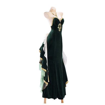 IN STOCK UWOWO C.C.Cosplay Anime Codee Geasss:C.C. CC Court Style Gown Cosplay Costume Halloween Costume