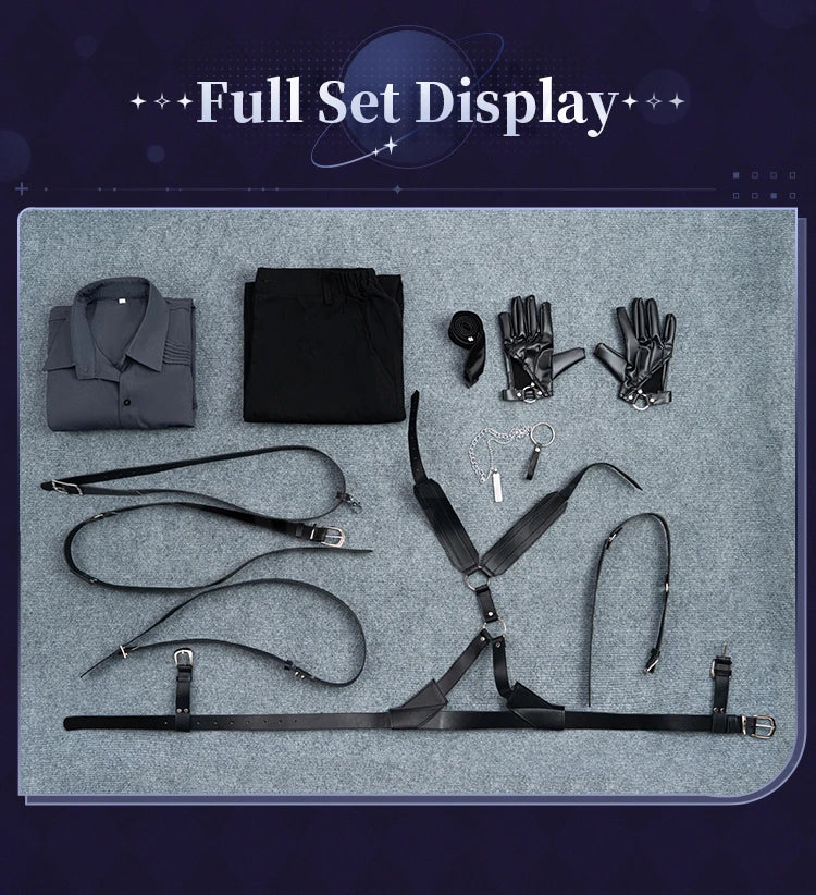 IN STOCK Sylus Rafayel Xavier Zayne Cosplay Costume Game Love and Deepspace【XS-2XL】DokiDoki-R White Grey Halloween Plus Size