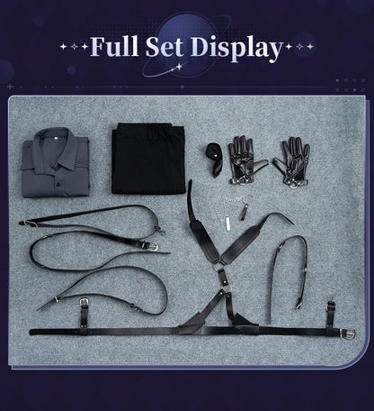 IN STOCK Sylus Rafayel Xavier Zayne Cosplay Costume Game Love and Deepspace【XS-2XL】DokiDoki-R White Grey Halloween Plus Size