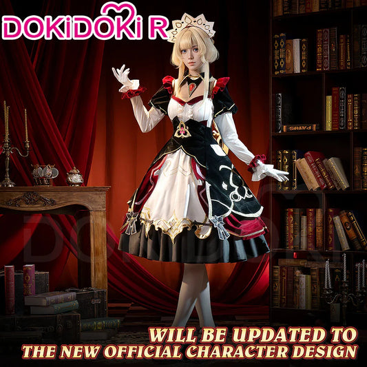 Sandrone Cosplay Costume Game Genshin Impact【S-3XL】DokiDoki-R Fatui Harbinger Sandrone Marionette Maid Halloween Plus Size