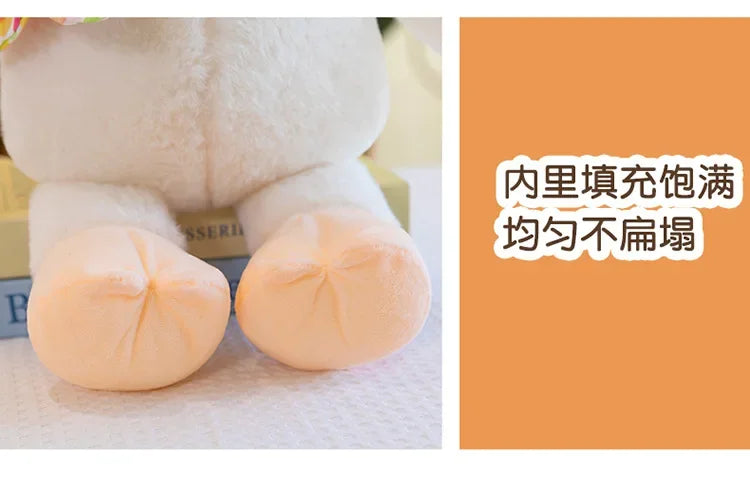 New 30-60cm Cute Calf Plush Toy Doll Stuffed Animals Smiling Cute Calf Doll Hildren's Playmate Children's Birthday Gift