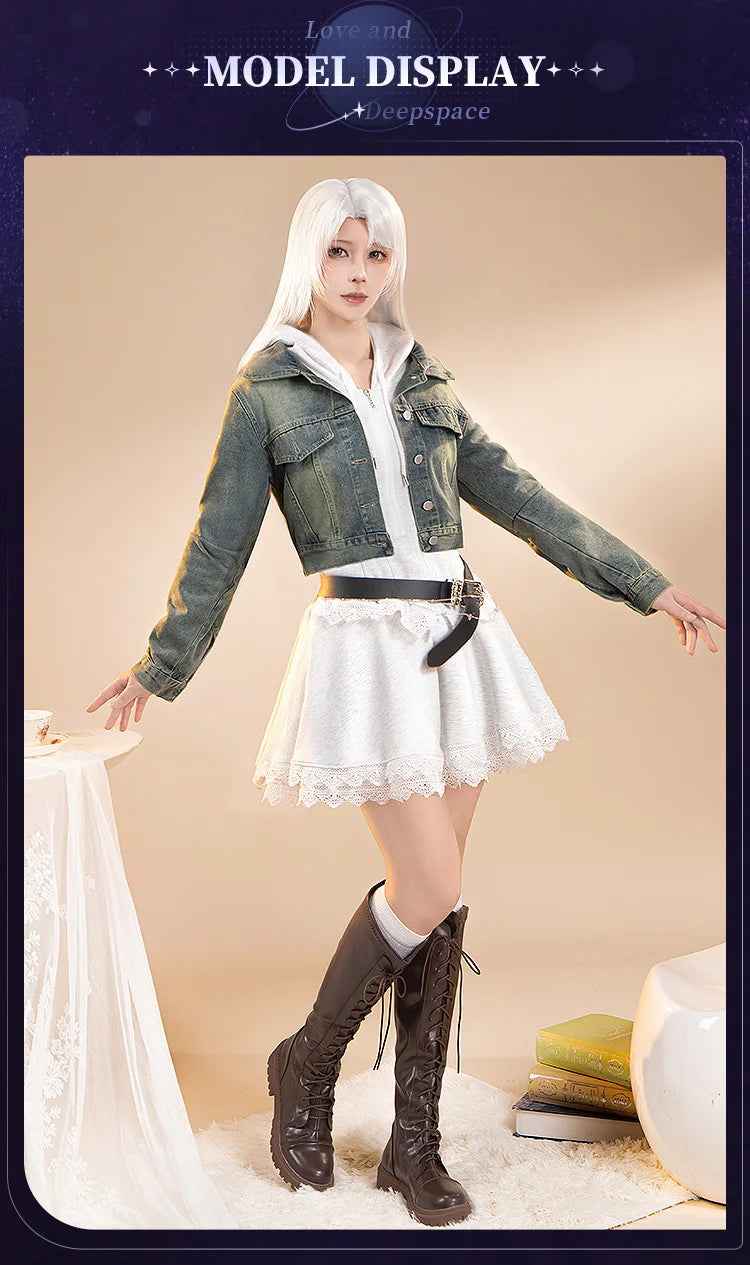 Heroine Cosplay Costume Game Love and Deepspace【S-2XL】DokiDoki-R Women Cute Sylus Cosplay Plus Size Shoes
