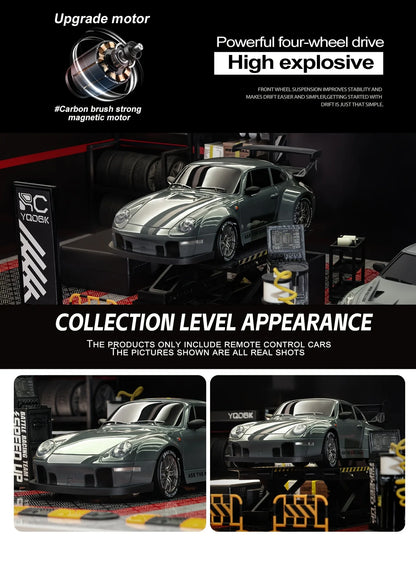 1: 24 Speed Four-wheel Drive RC Drift Remote Control Car 2.4G Remote Control Racing Car Children Electric Toy Christmas Gift