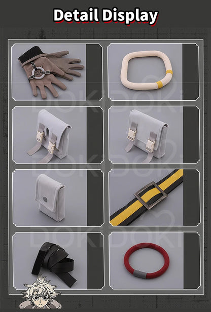 Riyo Rudo Cosplay Anime Gachiakuta【XS-3XL】DokiDoki-R Women Men Costume Rudo Surebrec Li Glaze Riyo Cosplay Wig Plus Size