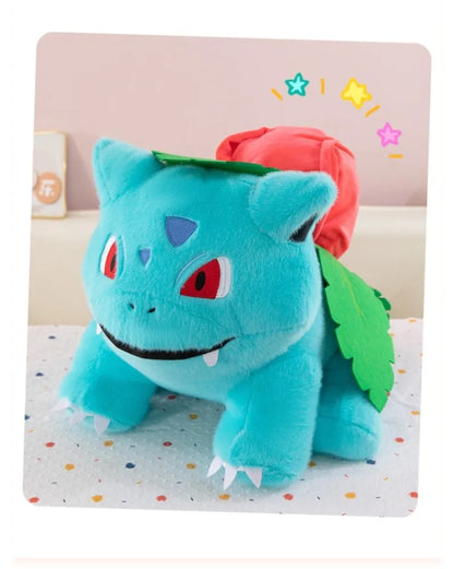 45CM Pokemon Bulbasaur Plushies Cartoon Anime Peluche Kawaii Comfortable Soft Doll Children Cushion Room Decoration Toy Gift