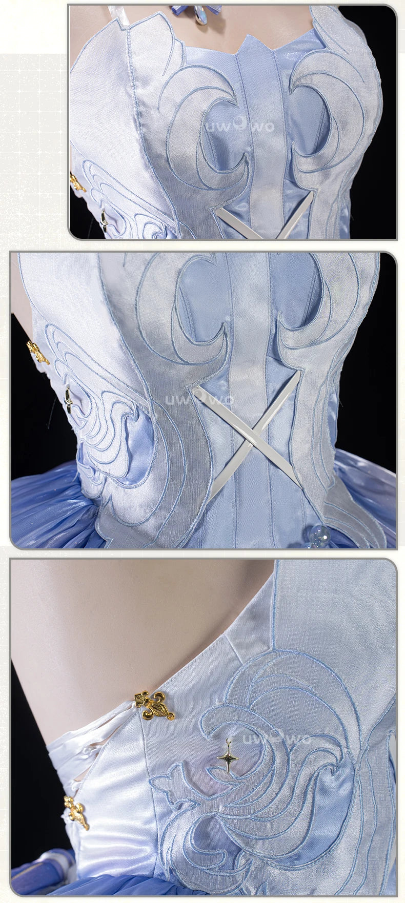 IN STOCK UWOWO Robin Cosplay Game Honkai Star Rail Fanart Robin Fairy Princess Cosplay Costume Halloween Costume