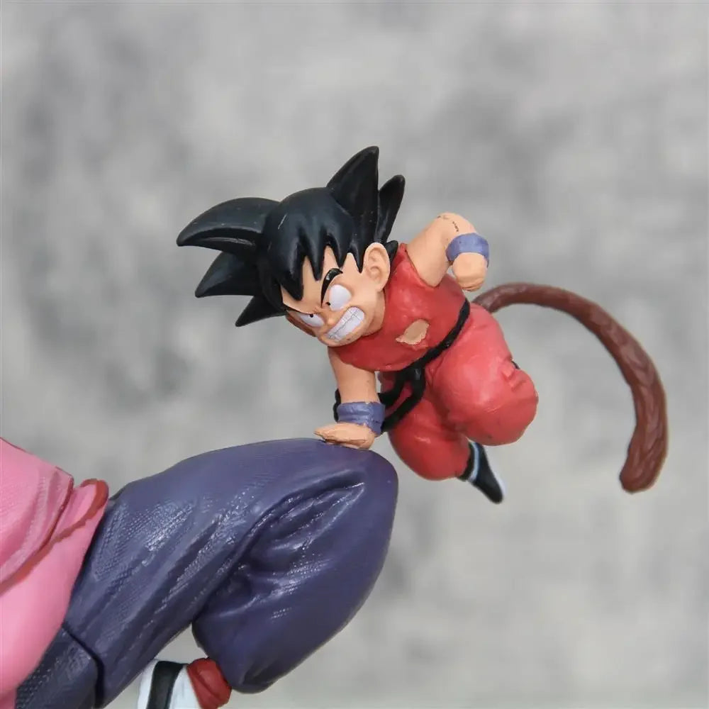 28cm Dragon Ball Anime Figures Goku Figurine Tao Pai Pai Vs Son Goku Series Karin Tower Action Figures Collectible Ornament Toys