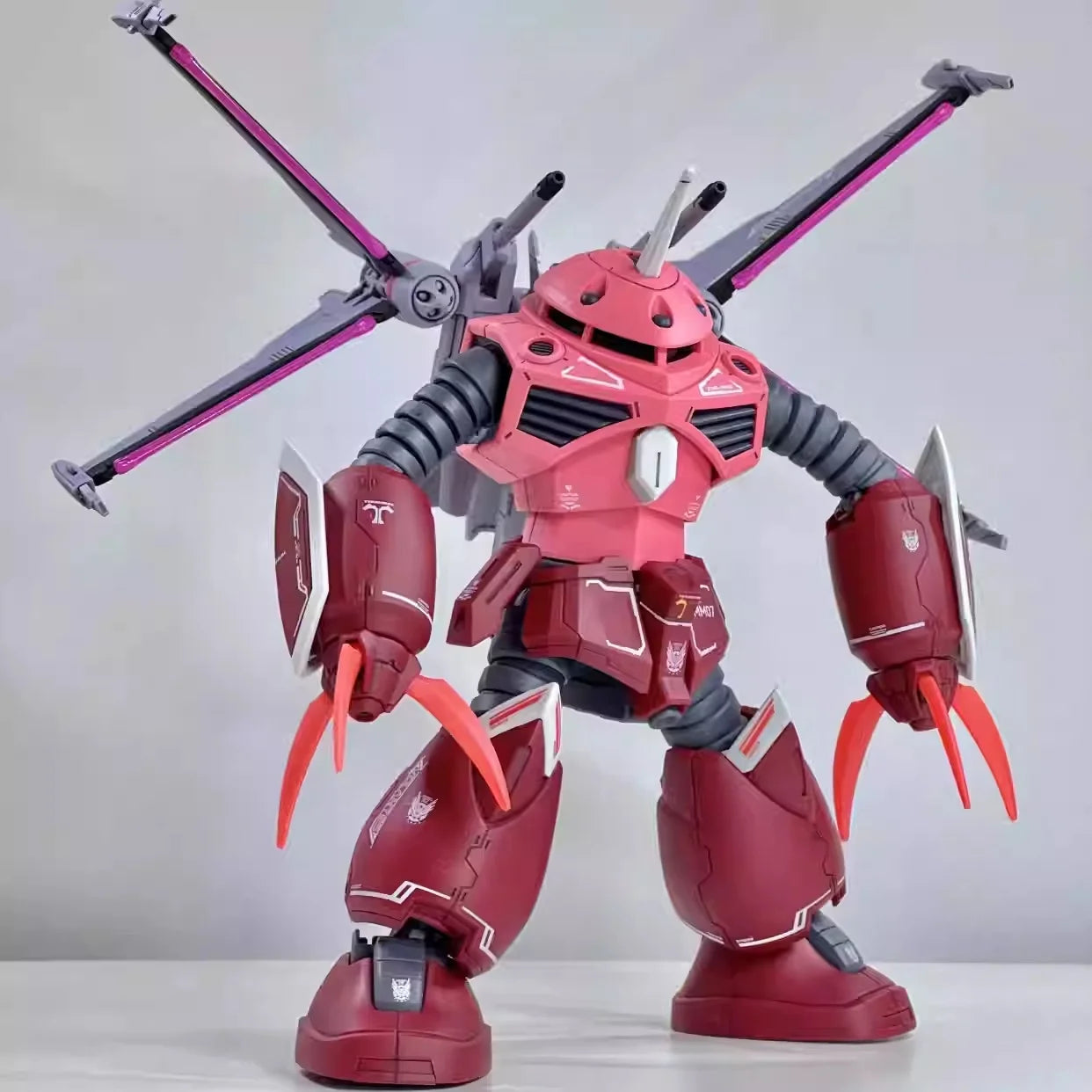 HG 1/144 Justice Z’Gok Aslan Action Figure Mecha Warrior High Detail Detachable Parts Assembly Model Toy Collectible GK