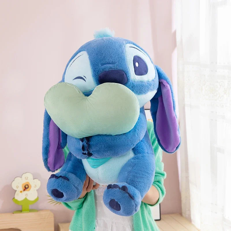 New Disney Lilo&Stitch Cute Cartoon Dolls Toys Kawaii Anime Soft Stuffed Dolls Pillow Appease Toys Birthday Gift for Boys Girls