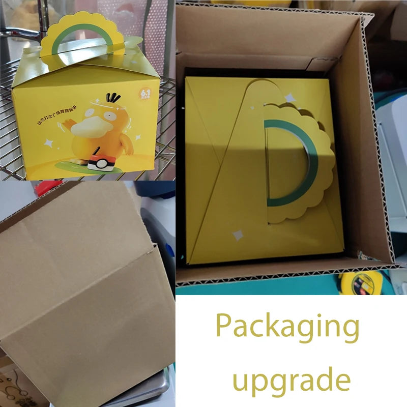 New Pokemon Psyduck Dancing Swing Sounding Model Doll Anime Action Figure Diy Portable Luggage Music Box Toys For Children Gift