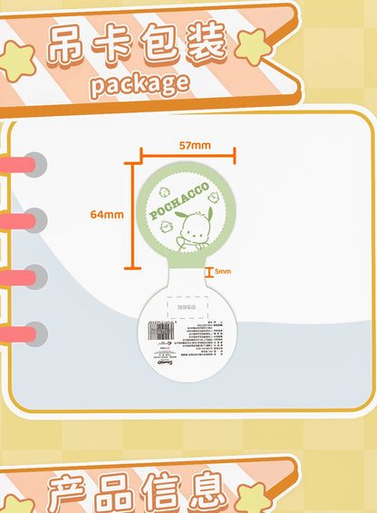 Hot Sanrio Pochacco Toy Mini Anime Action Figure Keyring Pendant Decoration Collection Keychain Model Doll Birthday Gift For Kid