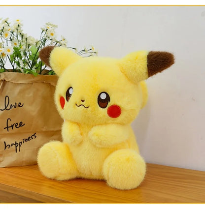 35/45/60CM Pikachu Pokémon Plushie Cartoon Anime Kawaii Peluche Comfortable Soft Doll Cushion Children Room Decoration Toy Gift