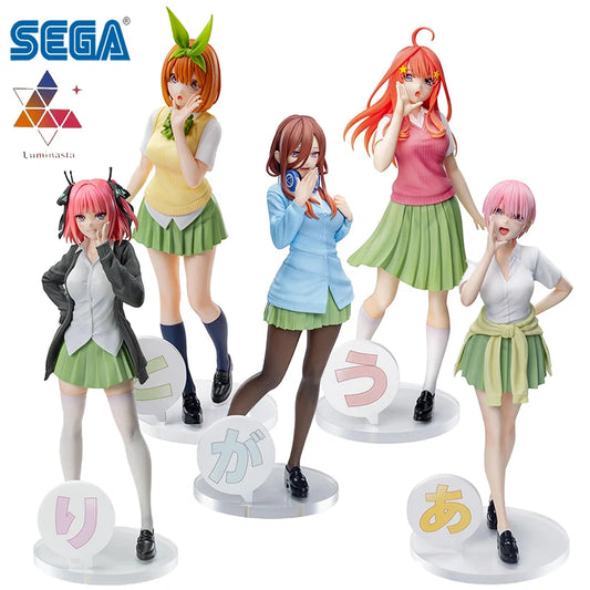 Bandai SEGA Luminasta Quintessential Quintuplets PVC 20CM Model