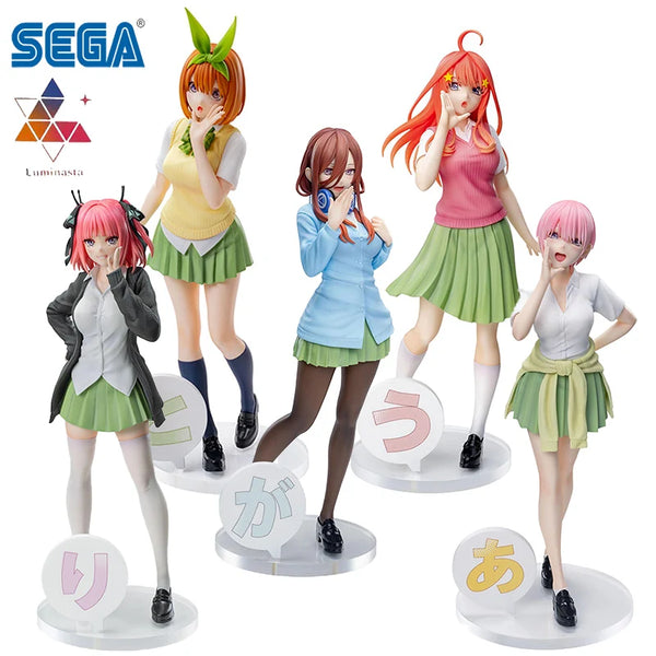 Bandai SEGA Luminasta Quintessential Quintuplets PVC 20CM Model