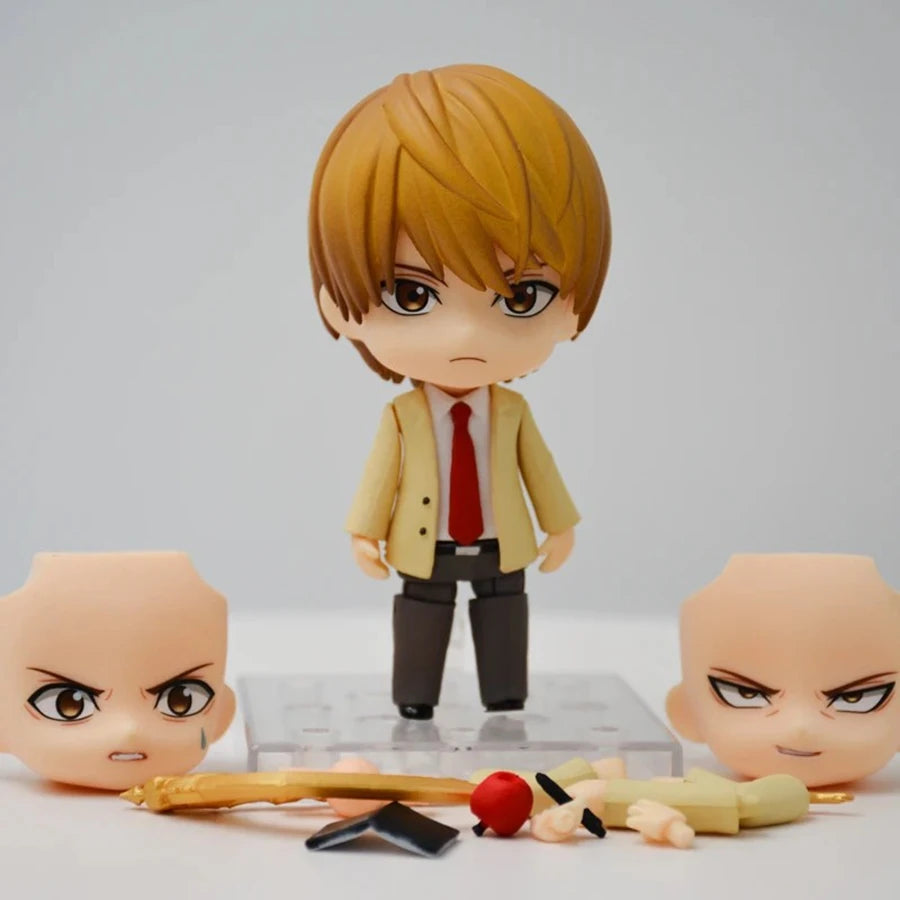 10cm Death Note Anime Figure #1160 Yagami Light Action Figure #1200 L Figurine Decorations PVC Adult Collection Model Doll Toys