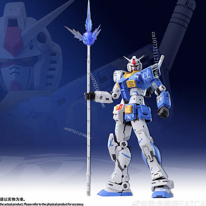 FAT CAT Model RX-78-2 2.0 RG 1/100 Kuryu Kenichi Color Assembly Model Kit Toy Asano Blue Action Figure Plastic Gifts