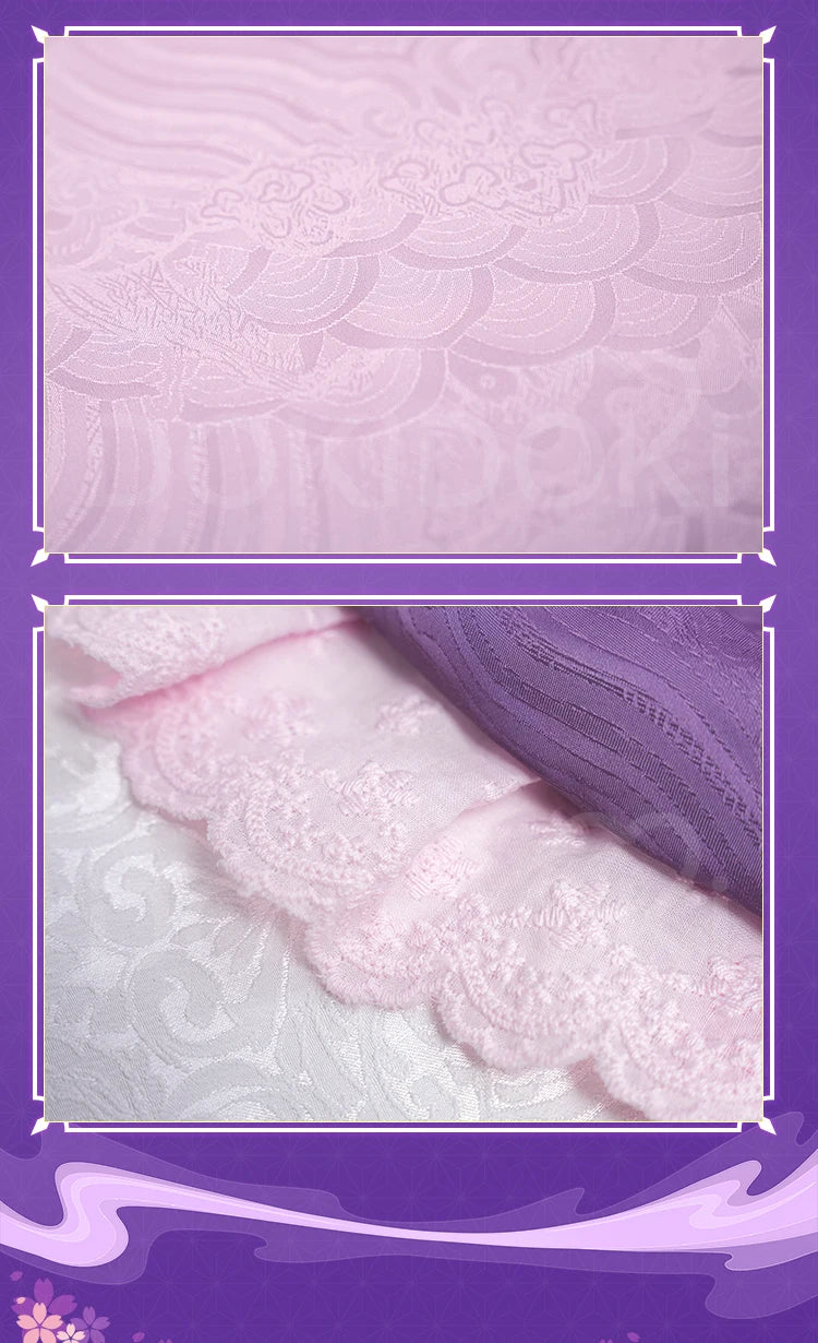 Yumemizuki Mizuki Cosplay Costume Game Genshin Impact【XS-2XL】DokiDoki-R Women Cute Dress Halloween Tail Plus Size