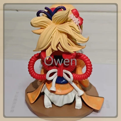 Anime Yoimiya Cute Girl Genshin Impact Figures Kawaii Figurines Q Version 14cm PVC Collection Birthday Decoration Toys Gift