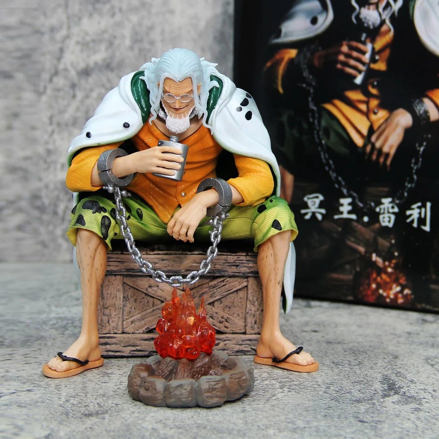 15cm Anime One Piece Silvers Rayleigh Action Figures Pvc Model Statue Room Collection Decoration Ornament Toys Birthday Gifs