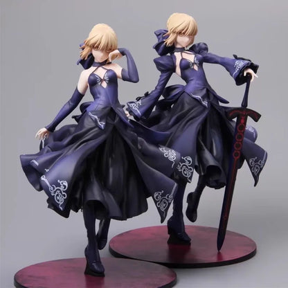 25cm Fate/Stay Night Saber Alter - Pvc Anime Figurine Formal Dress Version Swapable Stylish Room Decoration Desk Ornament Gift