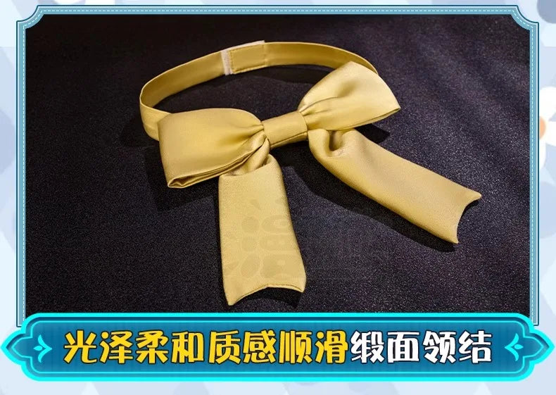 Anime Secrets of The Silent Witch Monica Everett Cosplay Costume Dress College Uniform Headwear Halloween Party for Women Girls