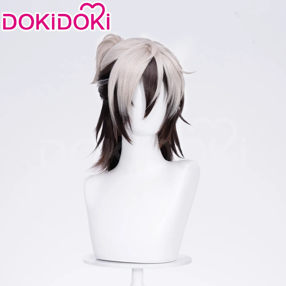 IN STOCK Rei Wig Game Nu: Carnival DokiDoki Men Long Hair Rei Cosplay High Heat Resistant Hair Free Wig Cap