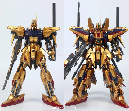 SHENMA Model Hyaku Shiki Kai MG 1/100 Golden Fighter Full Armor FA Assembly Model Kit Action Figures Plastic Model Kits Toy Gift