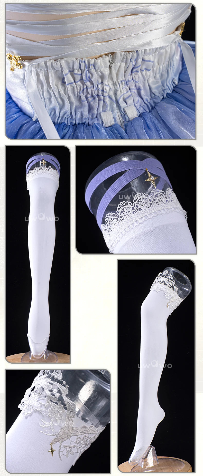 IN STOCK UWOWO Robin Cosplay Game Honkai Star Rail Fanart Robin Fairy Princess Cosplay Costume Halloween Costume