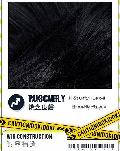 IN STOCK Jiang Yan Wig Game Where Winds Meet Cosplay DokiDoki Men 60cm Black Long Hair Jiang Yan Cosplay Free Cap