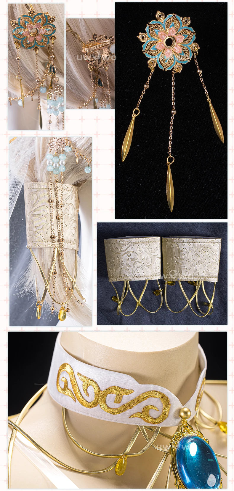 LAST BATCH UWOWO Nilou Cosplay Genshin Impact Fanart Nilou 'Aqua Seraphina' Dance Dress Cosplay Costume