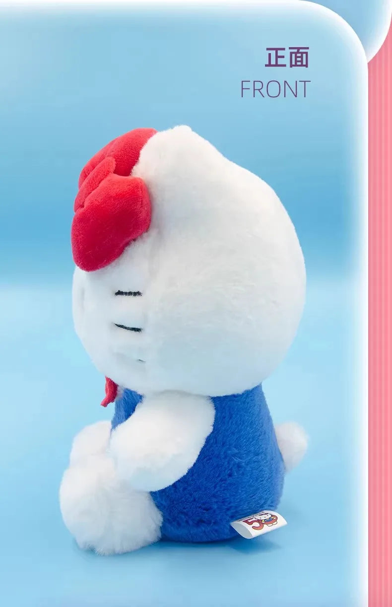 Genuine Sanrio 50th Anniversary Hello Kitty Stuffed Toys Pendant Plush Toys Doll Keyring Anime Keychain Birthday Christmas Gift