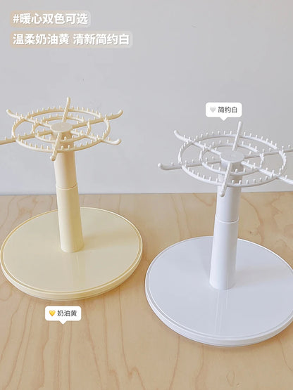 New Labu Pendant Display Box Rotating Transparent Labu Doll Handmade Blind Box Storage Display Stand Decorative Accessories