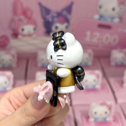 Kt Cat Bow Sweetheart Series Blind Box Trendy Toy Cute Doll Mini Phone Case Computer Decoration Desktop Ornament Surprise Gifts