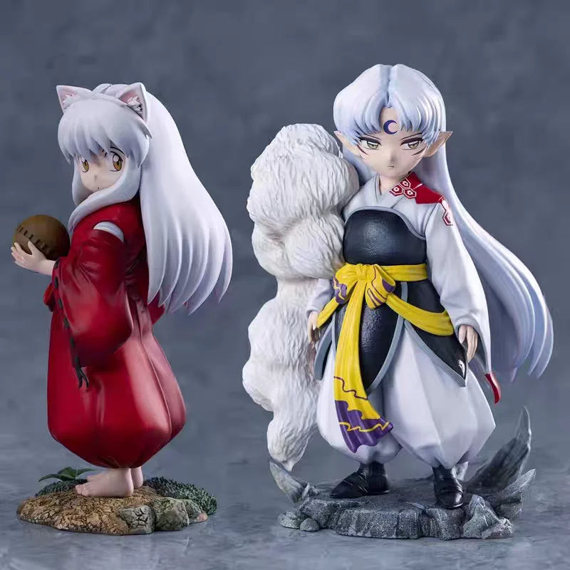 Anime Figures Inuyasha Action Figures Bakusaiga Sesshoumaru Figure Childhood Statue Toys Pvc Collection Decor Ornaments Model