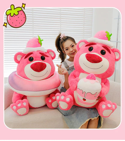 45/60/90cm Super Big Size Lotso Kawaii Disney Anime Plush Stuffed Doll Cartoon Decoration Plush Pillow Children's Holiday Gifts