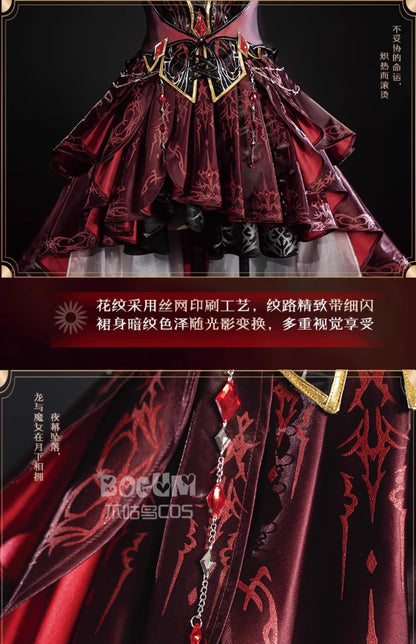 iCoser Love and Deepspace Heroines Cosplay Costume Abysm Sovereign Dress New Combat Outfit Hunter Uniform Halloween Women Girls