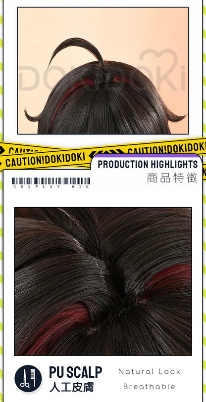 IN STOCK GaMing Wig Game Genshin Impact DokiDoki Men Hair Cosplay Hair Heat Resistant Synthetic Free Wig Cap