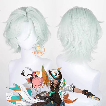 Genshin Impact Ifa Cosplay Costume Wig Uniform Hat Tlalocan Flower-Feather Clan Natlan Halloween Party for Women Men Carnival