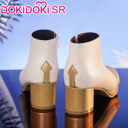 IN STOCK Traveler Lumine Shoes Game Genshin Impact Cosplay DokiDoki-SR Genshin Impact Traveler Lumine Cosplay Shoes
