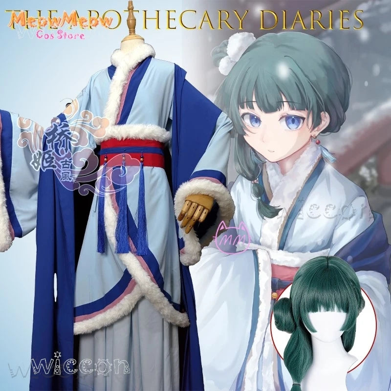 The Apothecary Diaries Mao Cosplay Costume Set Polyester
