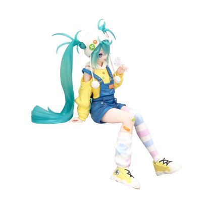 12cm Hatsune Miku Anime Figure Lollipop Miku Action Figure Kawaii Girl Noodle Stopper Figurine PVC Collection Model Doll Toys