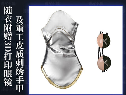 Identity V Knight Cosplay Costume Wig Uniform Richard Sterling Glasses Roy Ramit Halloween Party for Women Men Carnival Cos Prop