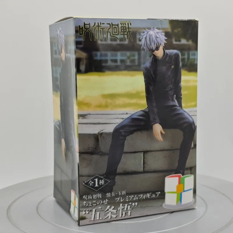 Popular Big Head Cute Anime Jujutsu Posture Figurine Naruto Shippuden Action Figures PVC Q Version Collection Model Toys Gifts