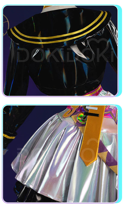 IN STOCK Rinn Lenn Lukaa Cosplay Costume【XS-2XL】DokiDoki-R Women Men Cute Short Dress Costume Muse Dash Rinn Cosplay Plus Size