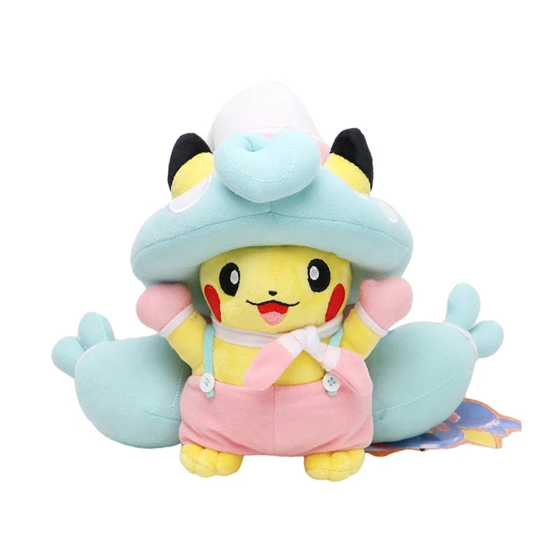 22cm Pikachu Pokemon Plush Toys Large Anime Doll Cute Pillow Cartoon Love Pokémon Plushie Stuffed Gift for Kids Birthday